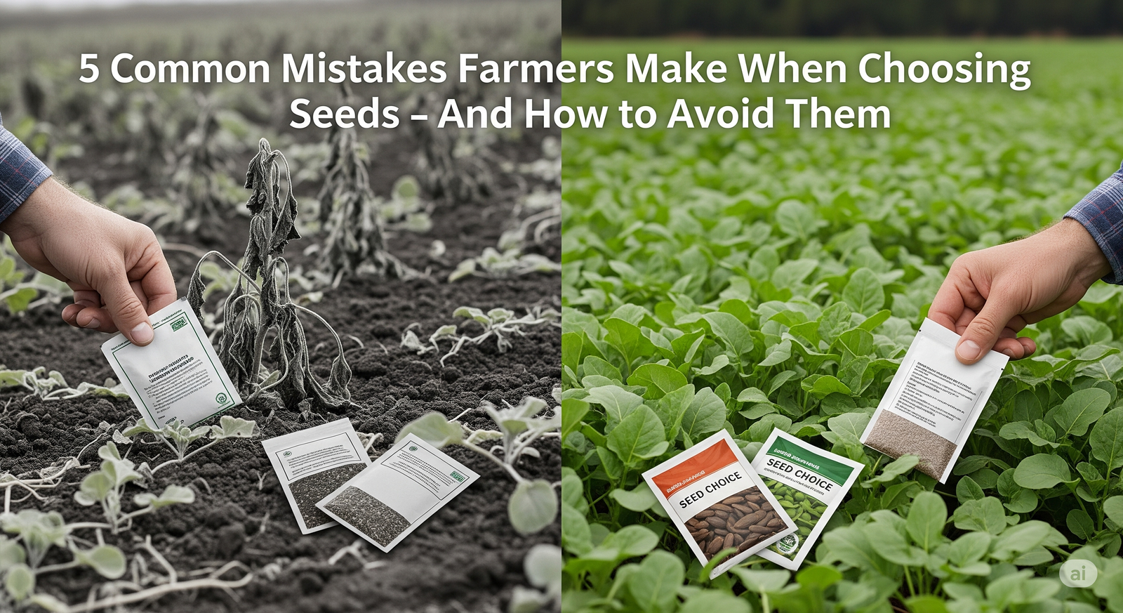 5 Common Mistakes Farmers Make When Choosing Seeds – And How to Avoid Them