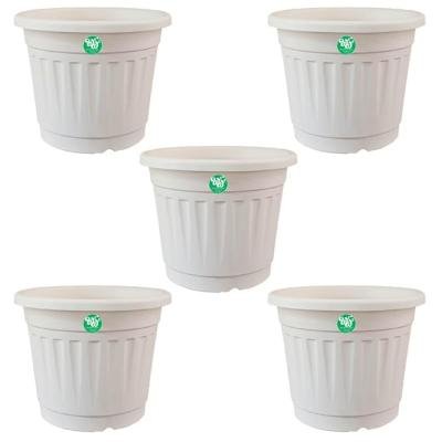 16 Inch White Durable Nursery & Garden Pot – Elegant, Heavy-Duty, UV-Resistant Planter